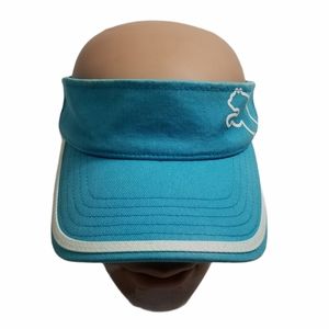 Teal & White Puma Visor